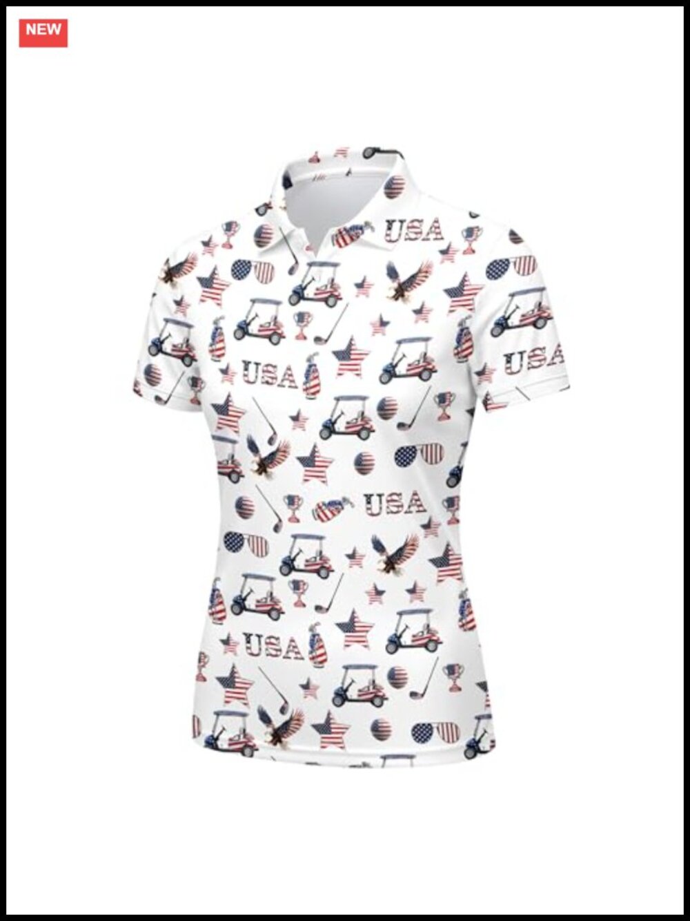 Womens Golf Polo Shirt Short Sleeve Quick Dry Athletic Tennis Top